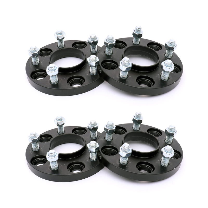 HICKS 5x45 Wheel Spacers 15mm Thick Wheel Spacer Adapters 661mm Hub Bore with 12mm125 Studs fit for 20022018 Nissan Altima 19892018 Nissan Maxima 20032012 Infiniti FX35 Set of 4