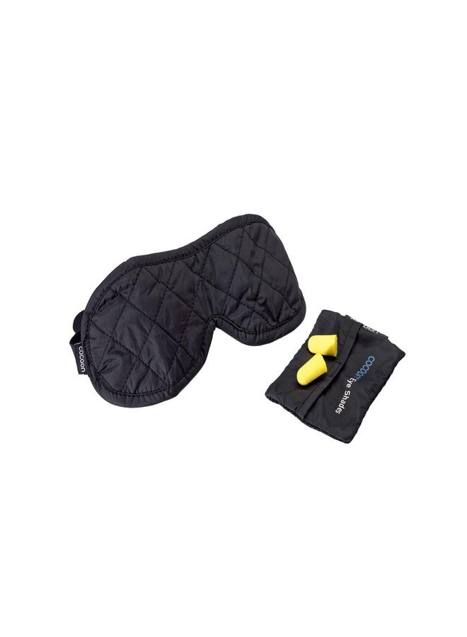 COCOON - Premium - Eye Shade, Sleep Eye Mask for Men Women, Light Blocking, Foam Ear Plugs - Black - Image 1