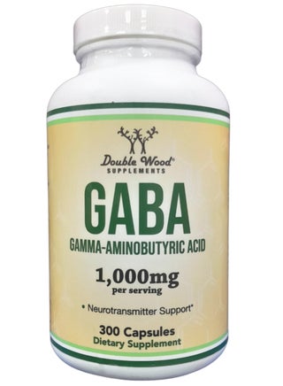 مكمل GABA (300 كبسولة، 1000 مجم لكل وجبة) يعزز الهدوء والاسترخاء ويدعم النوم (مصنوع في الولايات المتحدة الأمريكية، آمن للنباتيين، خالٍ من الجلوتين، غير معدّل وراثيًا) (حمض جاما أمينوبوتيريك) من شركة Double Wood - pzsku/Z4932BDBEBBD62EEE1D75Z/45/1743145881/3942d014-bfb5-4bb7-aece-0a4ede0baa5d