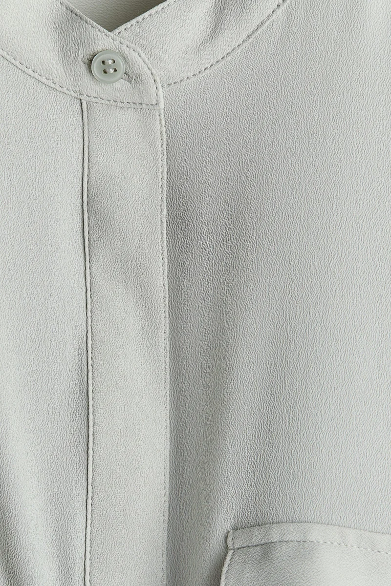 H&M Band-collar blouse