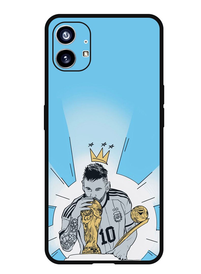 Theodor Protective Case Anti Scratch Shock Proof Bumper Cover For Nothing Phone 1 Messi Kiss WC - Image 1