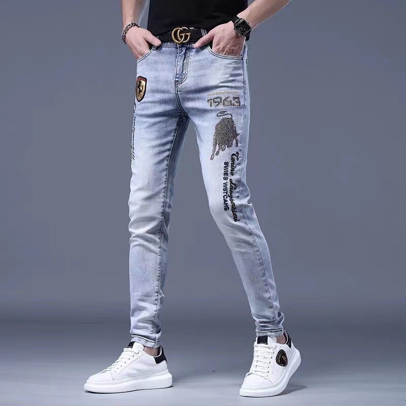 Unisex Casual Daily Denim Jeans - Image 5