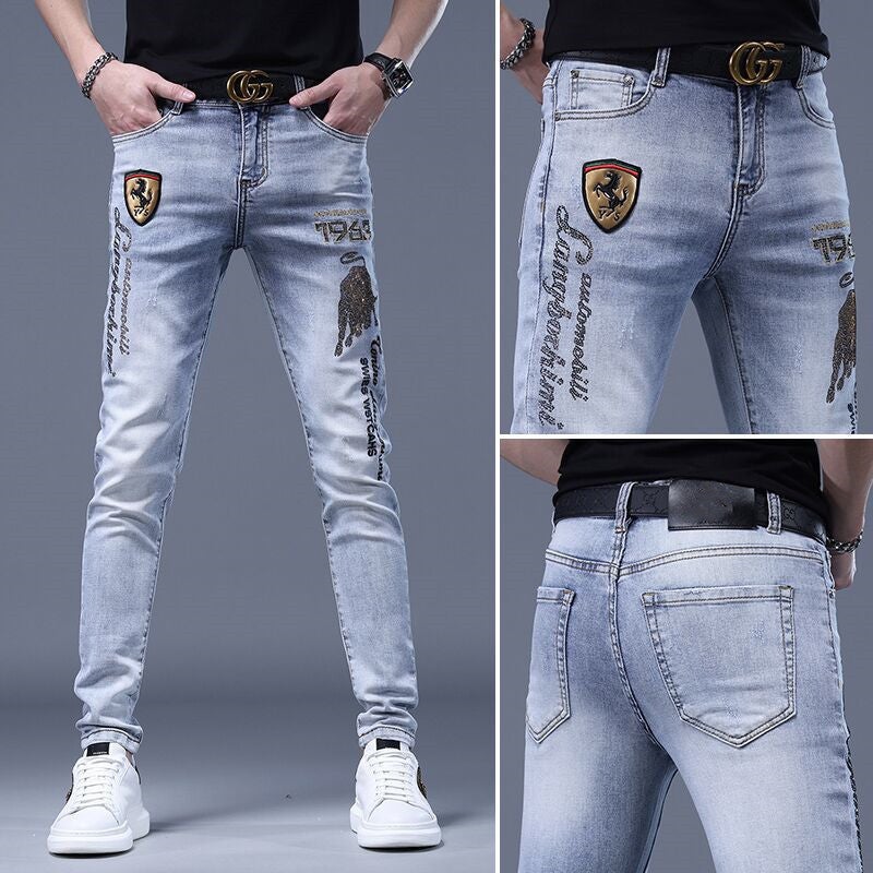 Unisex Casual Daily Denim Jeans - Image 2