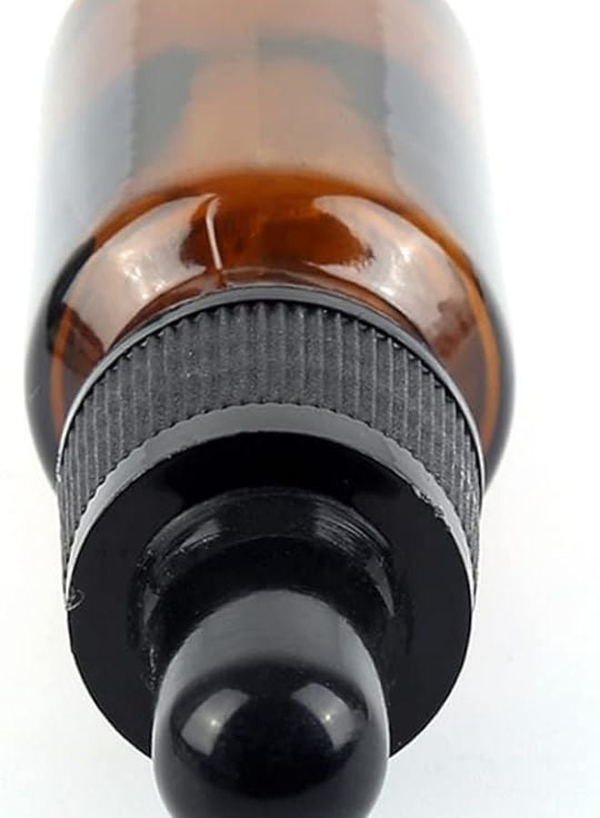 Refillable Dark Brown Glass Dropper Bottle For Perfumes And Liquid Blends Travel Friendly - Image 1