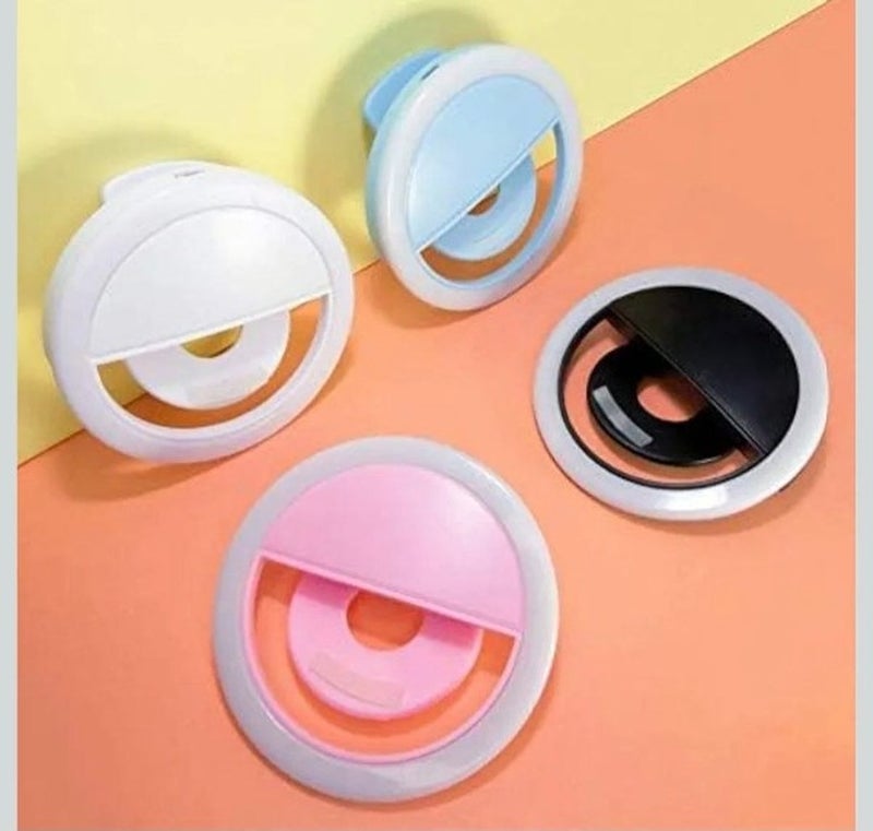 رينج لايت سيلفي LED للموبايل – Clip On Selfie Ring Light للتصوير والبث المباشر – إضاءة احترافية للمكالمات والفيديو وصناعة المحتوى – لمبة سيلفي قابلة للتثبيت بإضاءة ناعمة – مناسبة للتيك توك واليوتيوب والريلز والمكياج والتصوير الليلي - Image 4
