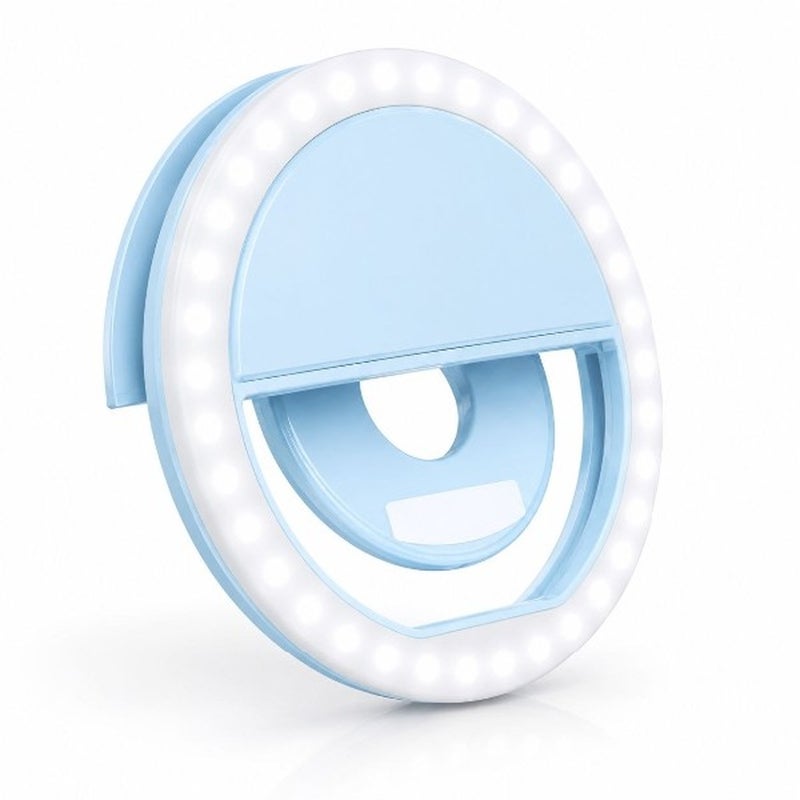 رينج لايت سيلفي LED للموبايل – Clip On Selfie Ring Light للتصوير والبث المباشر – إضاءة احترافية للمكالمات والفيديو وصناعة المحتوى – لمبة سيلفي قابلة للتثبيت بإضاءة ناعمة – مناسبة للتيك توك واليوتيوب والريلز والمكياج والتصوير الليلي - Image 1