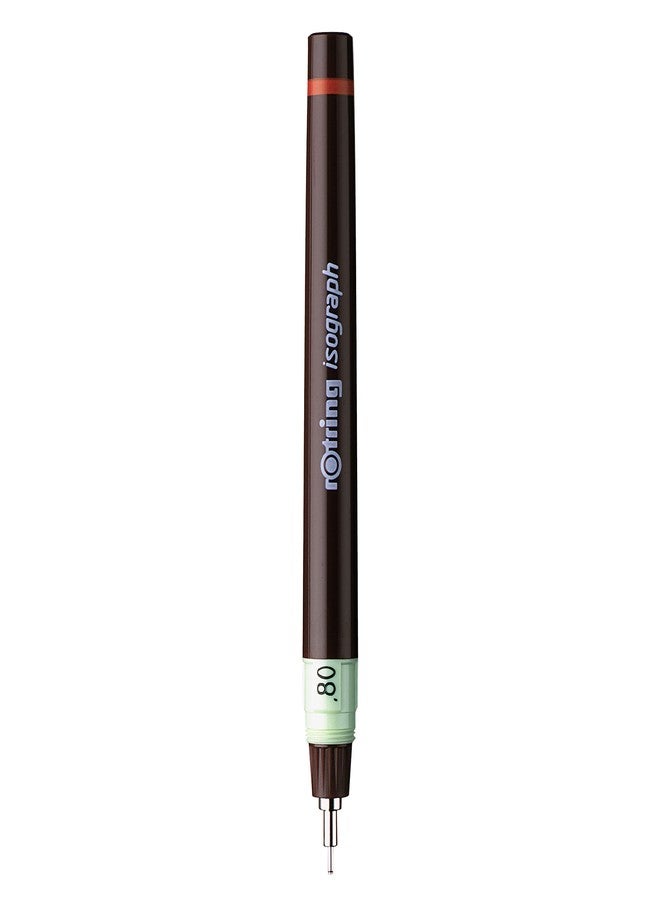 Rotring 0.8Mm Isograph Technical Pen-Gift Boxed,fine,Burgundy - Image 1
