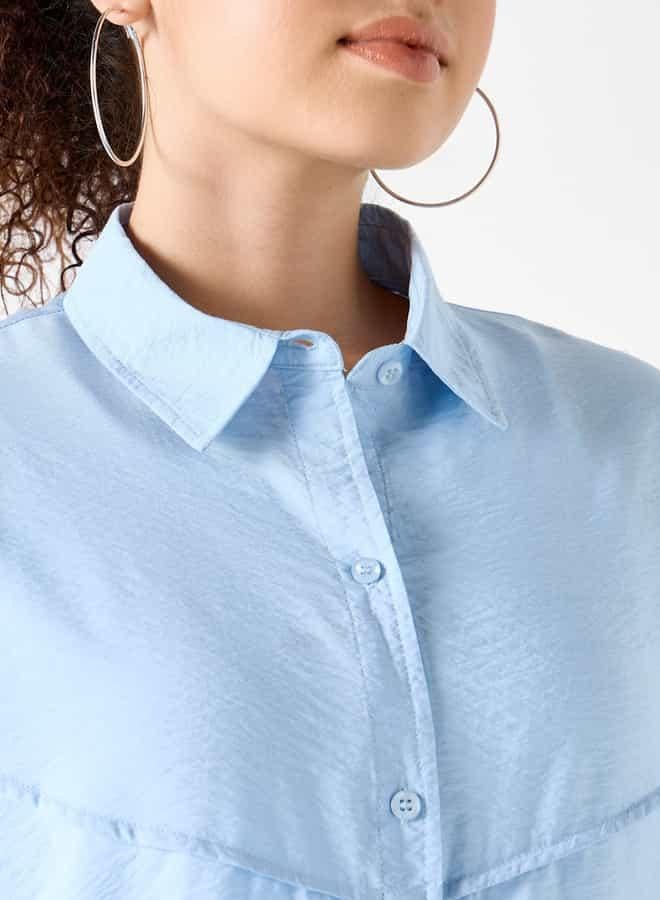 لي كوبر قميص بارز الملمس بأكمام طويلة من لي كوبر - Image 4