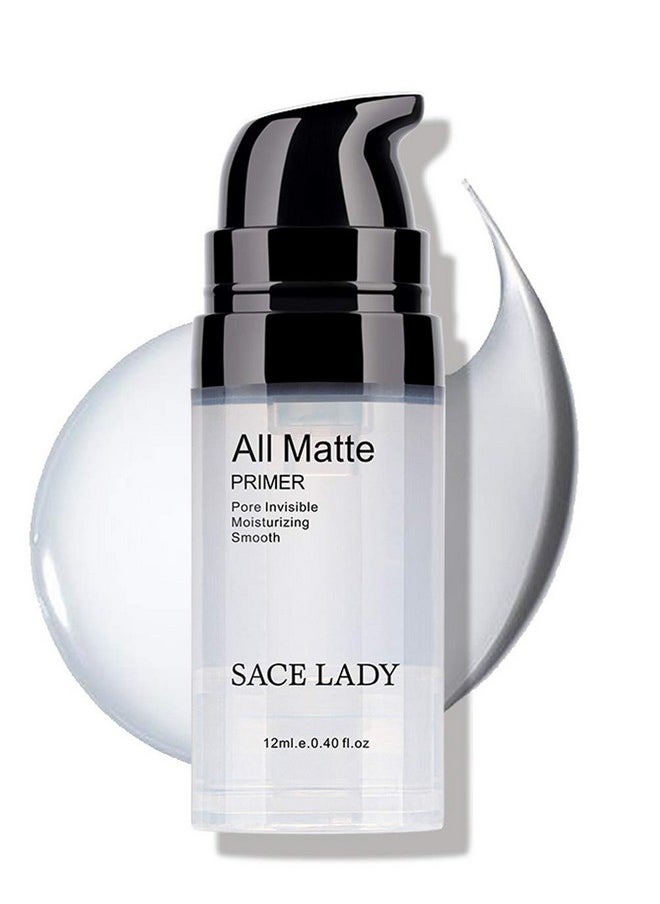 SACE LADY - Invisible Pore Foundation Primer All Matte Face Primer, Oil Control And Smooth Face Primer Gel 12Ml;0.4Fl Oz - Image 1
