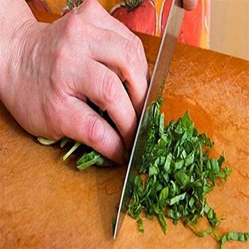 Shrux 6 pcs Stainless Steel Wooden Kitchen Knife Set with Knife Scissors Chopping Board Multi Color 32x21x1 cm Professional Chef Kitchen Accessories - Image 2