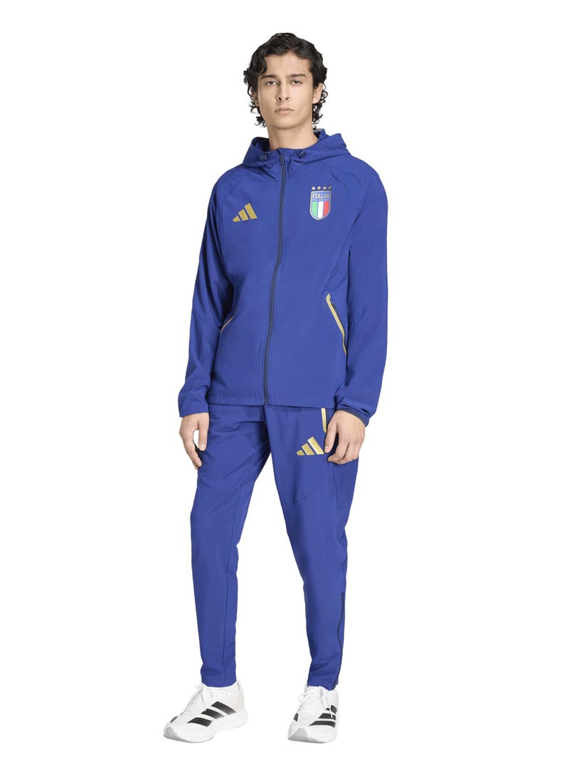 Adidas جاكيت رياضي إيطالي تيرو للسفر بسحاب كامل - Image 4