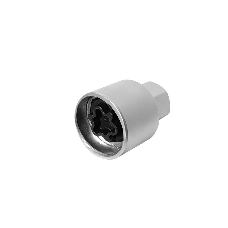 Anti-theft Screw Socket Wrench Silver 816 S Unique Security Design Wheel Locking Nut Key - Vehicle-specific Matching for Car Wheel Anti-theft Protection - Image 5