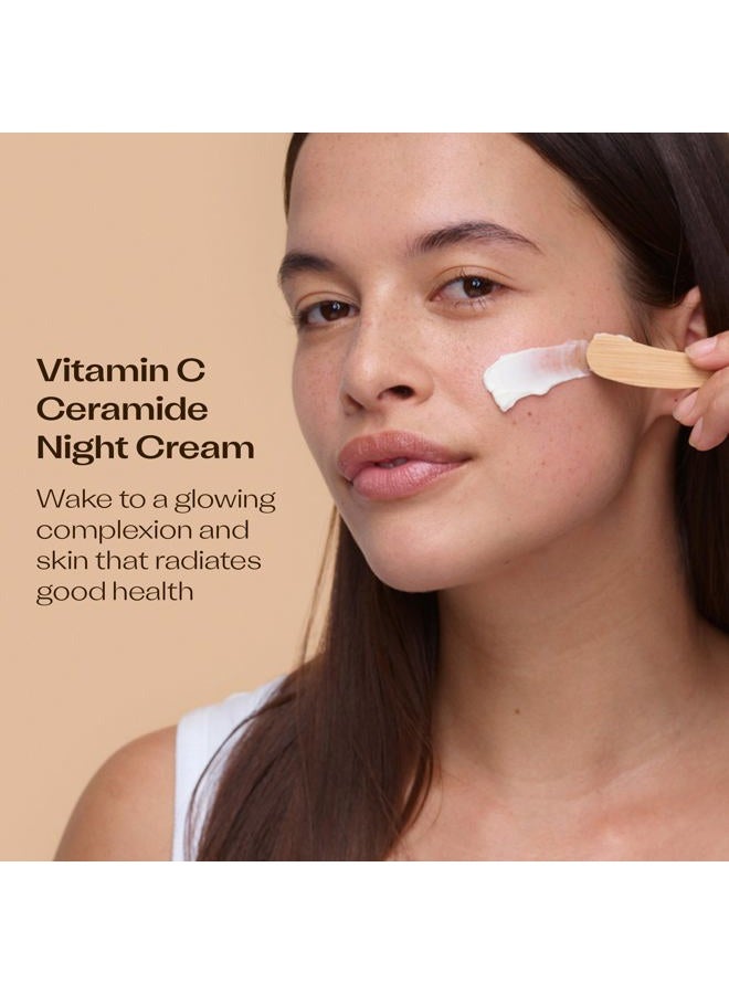 Trilogy Vitamin C Ceramide Night Cream - Hydrate and Brighten Dull Skin, 2 Fl Oz. - Image 2