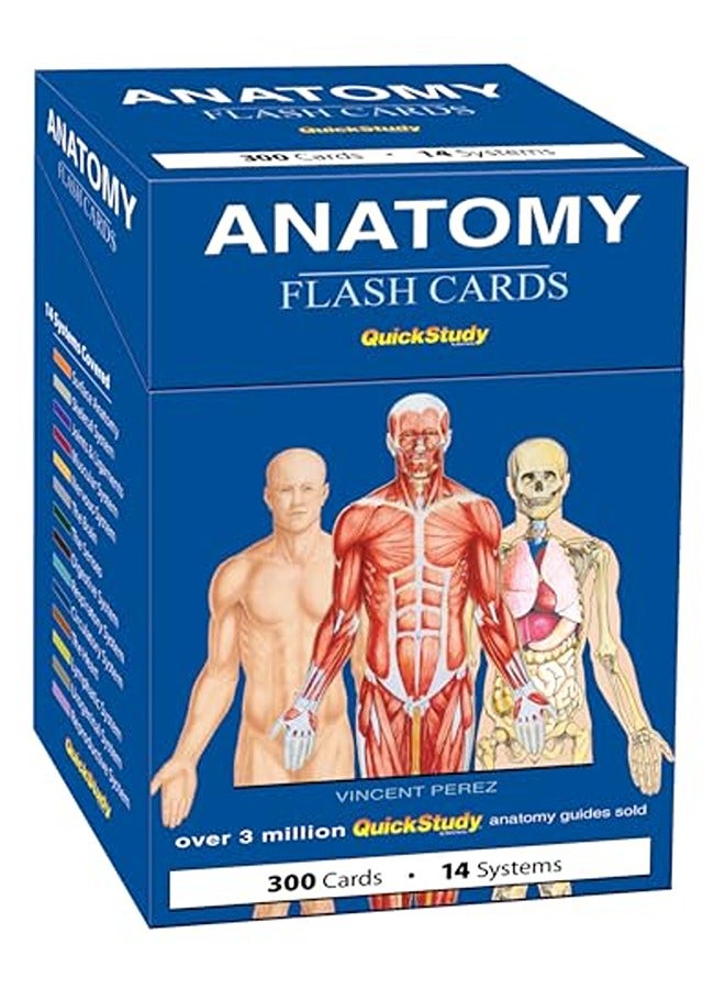Anatomy Flash Cards: A Quickstudy Reference & Study Tool