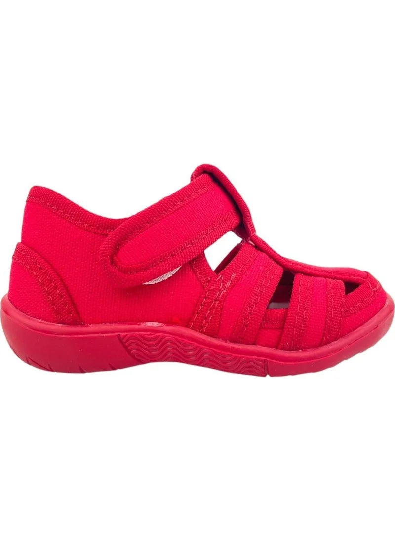 Nubebe Linen House Shoes Red