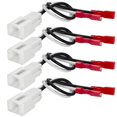 Formiden 4Pcs 72-7902 Front Dash Tweeters Speaker Wiring Harness Adapter Connector Plug for 2005-2022 Dodge Ram Jeep Chrysler - Image 1