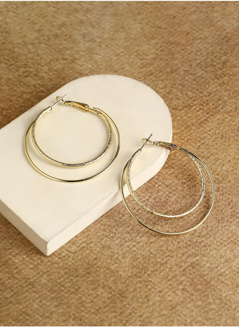 SOHI Minimal Hoop Earrings