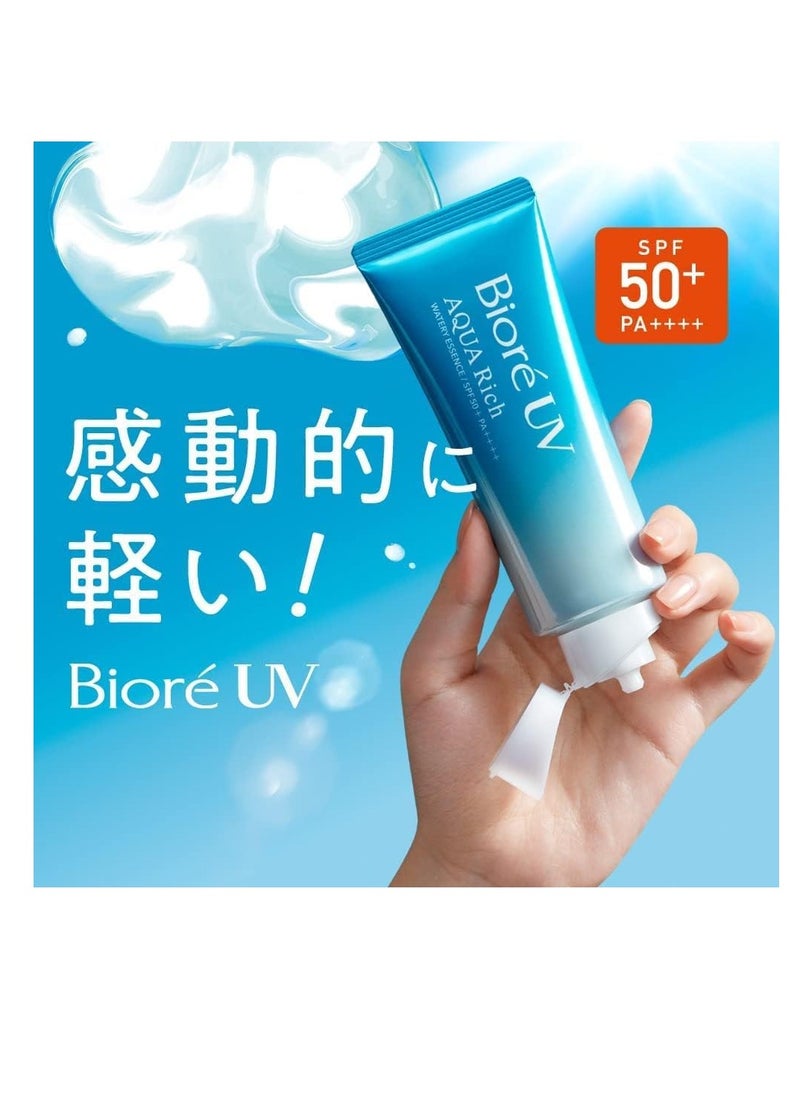 Biore Biore UV Aqua Rich Watery SPF 50 PA Sunscreen 70 g, Pack of 2  - Image 2