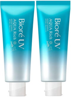 Biore Biore UV Aqua Rich Watery SPF 50 PA Sunscreen 70 g, Pack of 2  - Image 1