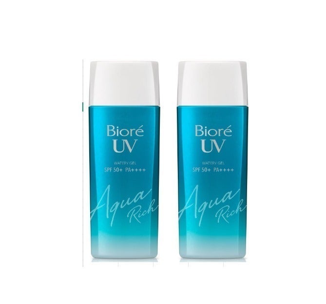 BIORÉ UV Aqua Rich Watery Gel Sunscreen SPF 50+ Pa++++90g,Pack of 2
