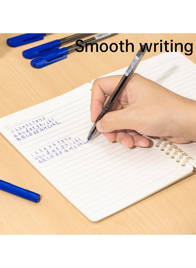 Deli Deli EQ01030 Ball Point Pen 0.7mm – 50pcs – Blue Ink – Ideal for Bulk Writing Needs - Image 3