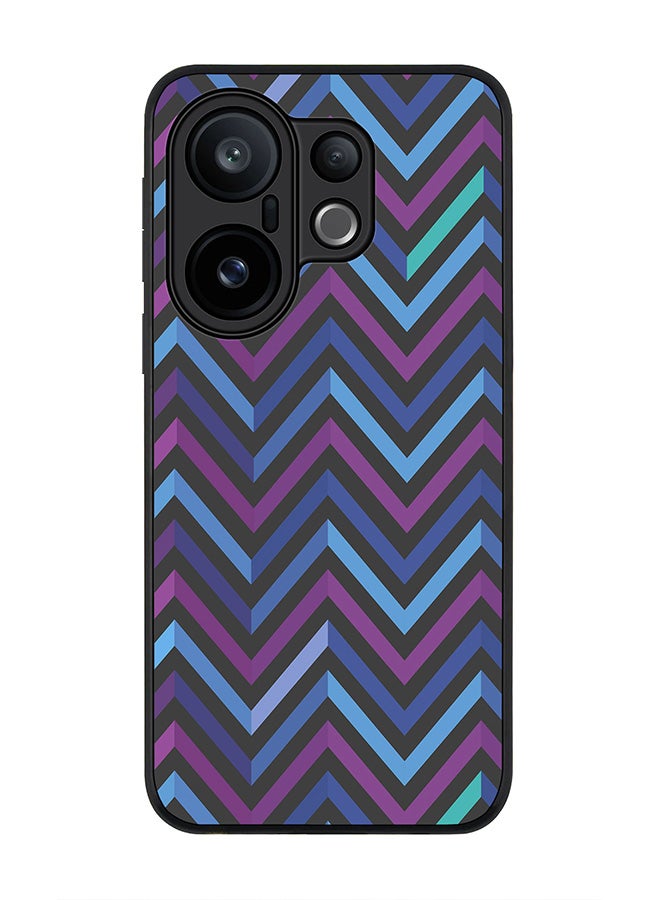 Stylizedd For vivo X200 FE / S30 Pro mini Case,Slim fit Camera Protection, Shockproof Thin Phone cover  - Deep Chevron - Image 1
