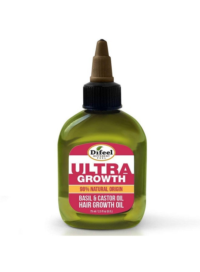 difeel Ultra Hair Growth Oil Infused With Basil And Castor Oil 2.5 Ounce (2Pack) - Image 1