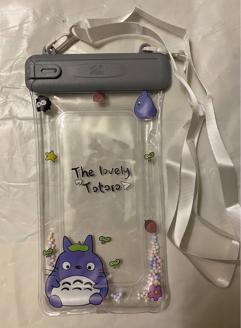 جراب الهاتف المحمول للماء | جراب مقاوم للماء لاستخدام الهاتف المحمول على الشاطئ أو حمام السباحة، مع حزام للرقبة | حافظة آيفون، سامسونج، زياومي، هواوي، ريدمي (متعدد ألالوان)