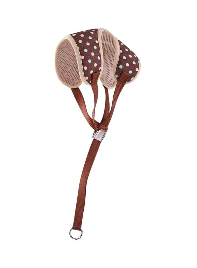 أوتاد أحزمة صدرية مميزة قابلة للتعديل بلون القهوة S - Image 1