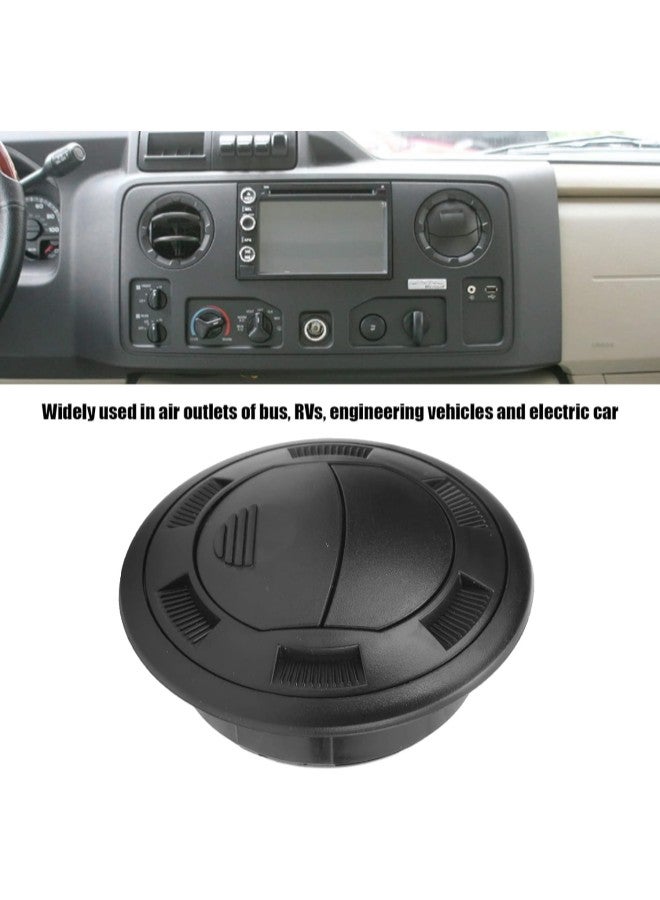 klarako 100/75mm Air Conditioning Outlet with Hexagonal Grid Grille Black Round for Bus RVs Electric Car - Image 4