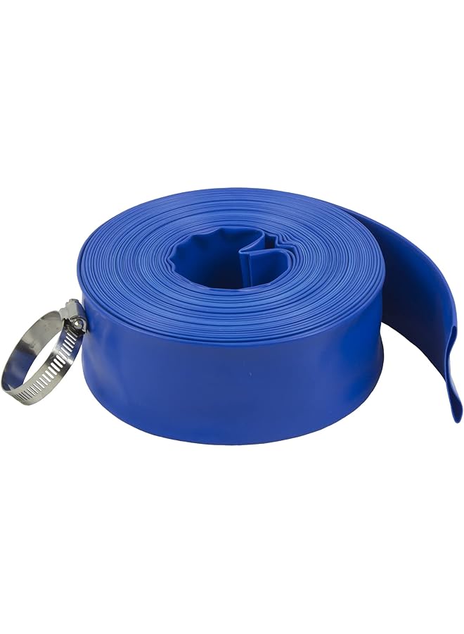 Poolmaster 32170 Essential Collection Heavy Duty Swimming Pool Backwash Hose 1 1 2 Inch X 50 Feet  - Image 1