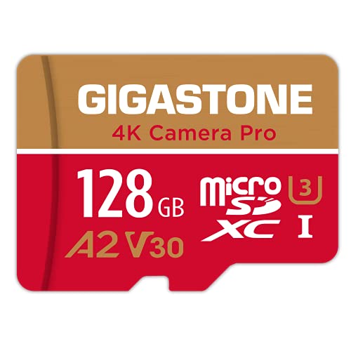 Gigastone [5-Yrs Free Data Recovery] Gigastone 128GB Micro SD Card, 4K Video Recording for GoPro, Action Camera, DJI, Drone, Nintendo-Switch, R/W up to 100/50 MB/s MicroSDXC Memory Card UHS-I U3 A2 V30 C10 - Image 1