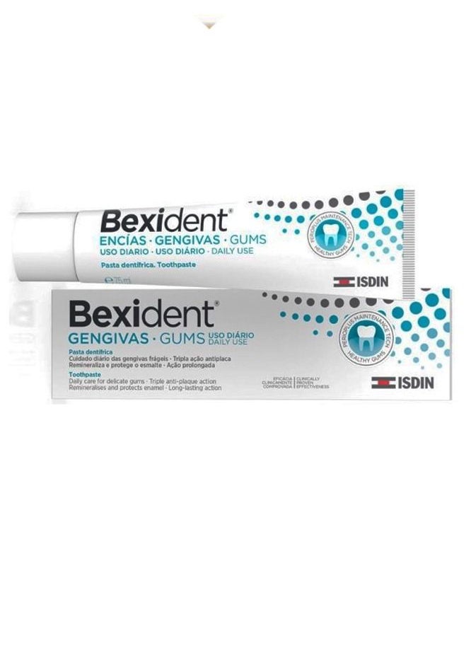 ISDIN - Bexident Gengivas Gums Daily Use Toothpaste 75ml - Image 1