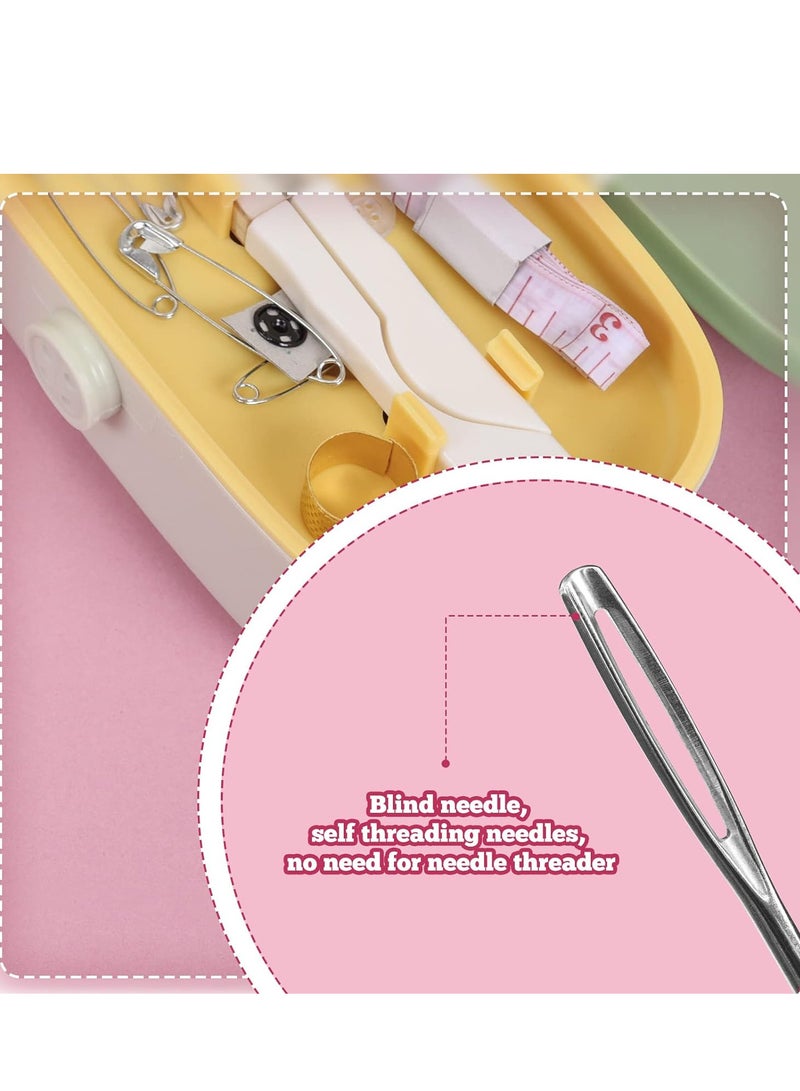 Sewing Project Kit, Portable Family Sewing Supplies Repair Kit, Premium Traveler Sewing Kit Sewing Thread Accessories DIY Sewing Supplies Organizer Plastic Sewing Box Needle  - Image 5