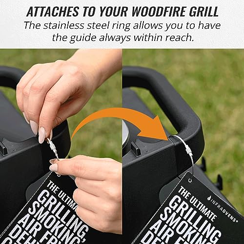INFRAOVENS Drip Pan Liner for Ninja Woodfire Outdoor Grill OG701 OG751 Reusable Non Disposable Tray and Waterproof Cheat Sheet Cooking Guide Accessory for Wood Fire Grill Smoker 7-in-1 & Air Fryer - Image 5