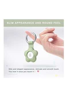 SYOSI Airtag Case for Apple AirTag for Keychain AirTags Case with Anti Lost Key Ring Protective for AirTag Holder Case Cover Items for Pets Keys Backpacks 5 Pack Multiple Colours  - Image 4