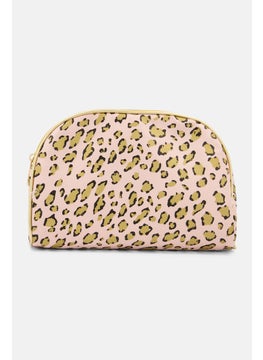 Posh  Pop Women 3 Pcs Cosmetics Travel Bag Set, Pink  - Image 2