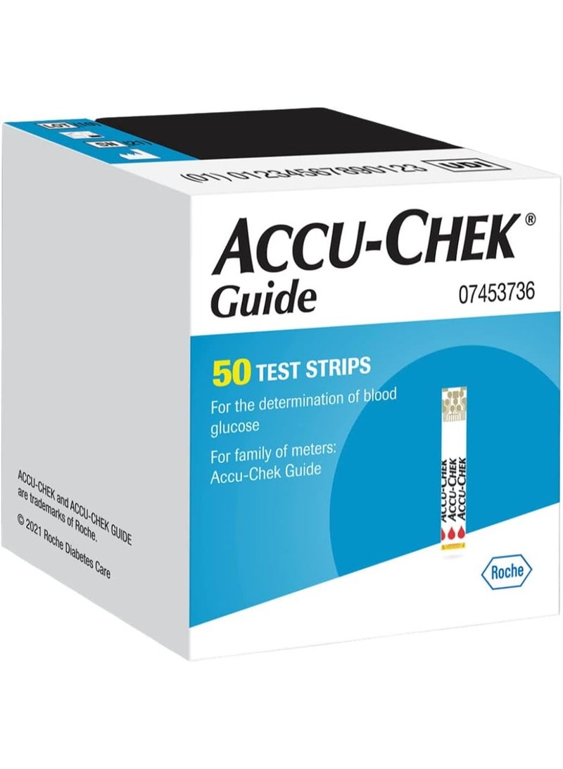 أكيو تشك طقم قياس السكر Accu-Chek Guide Me® مع 50 شريط اختبار و10 إبر لقياس سكر الدم - قد يختلف التصميم - Image 4