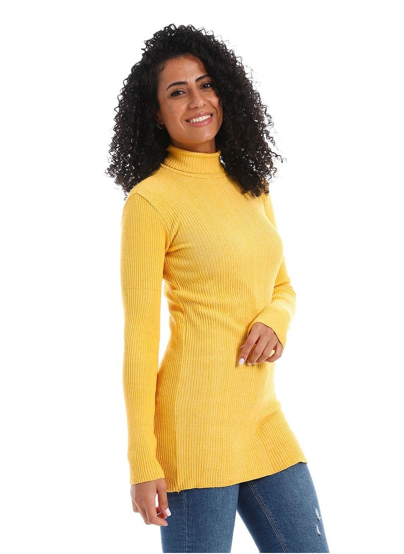 Caesar - Womens High Neck Wool Shirt - Image 1