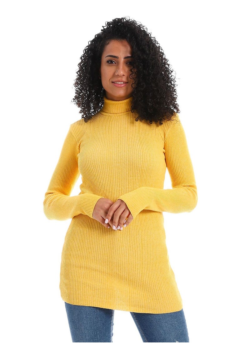 Caesar - Womens High Neck Wool Shirt - Image 1