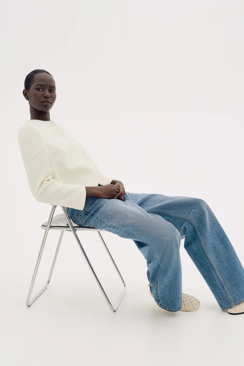 اتش اند ام جاكيت بتصميم قصير