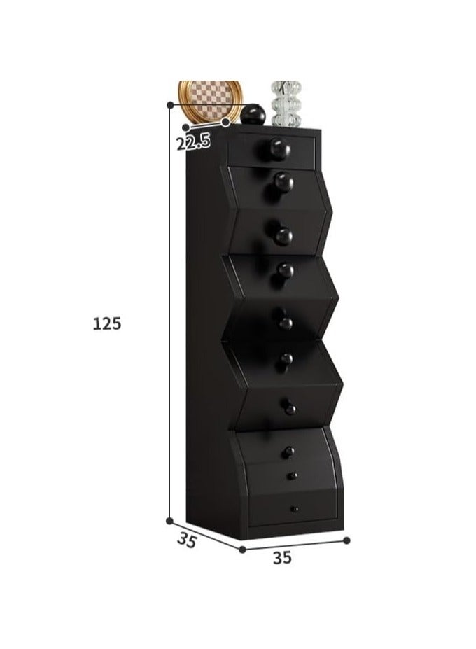 Generic Solid Wood Vintage Style Chest of Drawers, Versatile and Artistic French Living Room Storage  - Image 3