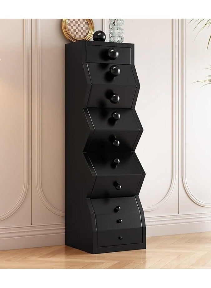 Generic Solid Wood Vintage Style Chest of Drawers, Versatile and Artistic French Living Room Storage  - Image 4
