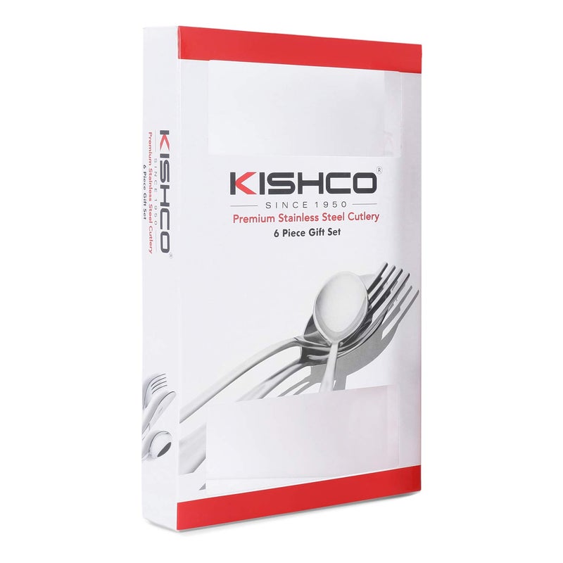 Kishco Stainless Steel Viva Dessert Fork 3 MM Pack of 6 - Image 3