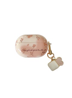 Suitable For HuaweiFreebuds5 Bluetooth HeadSEt Protective Cover Se2/4/5i/pro2 Cartoon Soft Shell Cute And Creative-Color:IMD Soft Shell-gradient Small Floral (with Pendant)-Model:For HuaweiFreebuds Pro Headphone Case