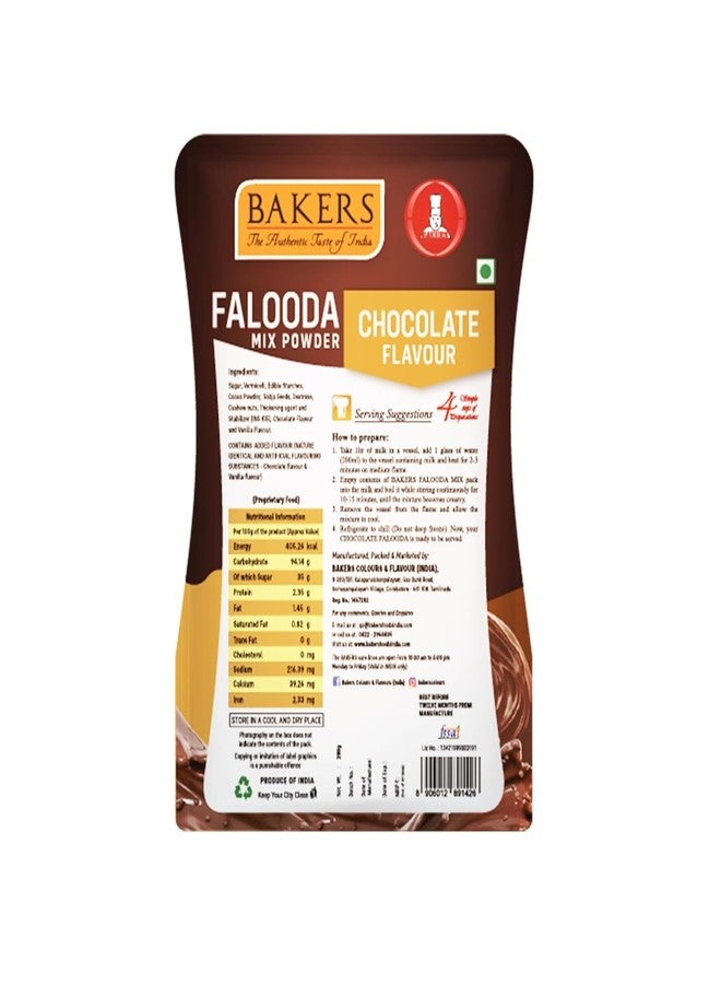 BAKERS Flavour Falooda Mix Powder Combo - Chocolate, Butterscotch and Strawberry Set of 3 Each 200g| Rich, Smooth & Creamy Texture | Authentic Instant Falooda Mix - Image 5