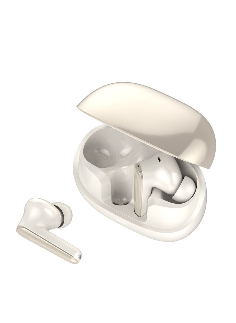 JBQ - Wireless Earbuds, Bluetooth Headphones with ENC Noise Canceling Translucent Earphones, Active Noise Cancellation 1.5 Hours Charging Time 7Hours Music Playing AB-120C - Image 1
