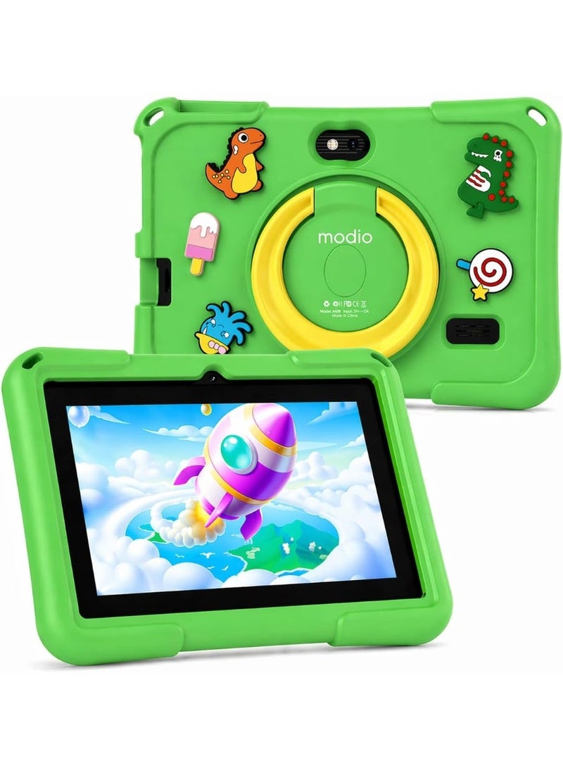 DmarQa Modio M68 Tablet Orange 7 Inch HD Display, 6GB RAM + 128GB Storage, Android 13, Dual Camera, 3000mAh Battery, 5G WiFi, Shockproof EVA Case with Accessories - Image 1