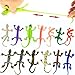 Yeonhatoys 8 PCS Mini Lizards Toys for Kid Realistic Rubber Lizard Set Super Stretches Material TPR with Bag Lizard Figure Bathtub Toy Iguana Chameleon Dragon - Image 2