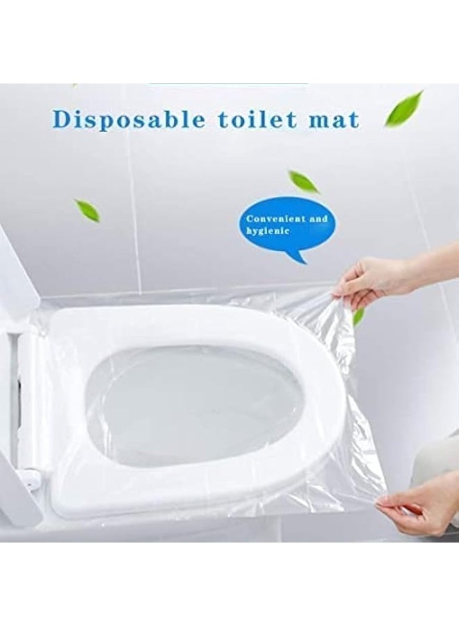 Disposable Plastic Toilet Seat Cover – Waterproof & Non Slip Toilet Seat Cover for Perfect Travel & Outdoor Protection, Safe for Kids & Adults – 30 Pack Convenient and Easy to Use - Image 2